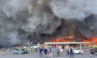 At least 13 killed in missile strike on crowded Ukraine mall