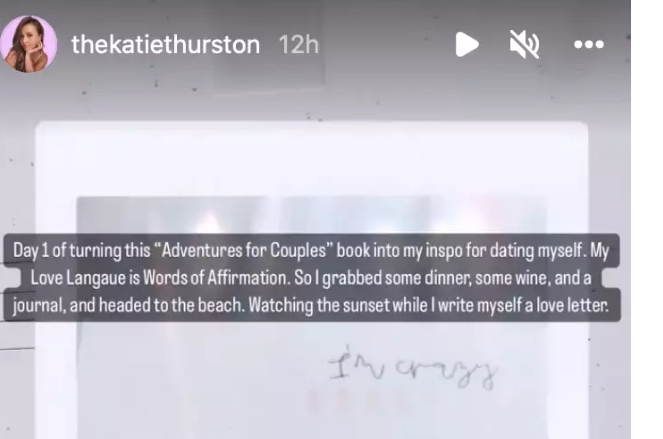 Katie Thurston shares candid post after John Hersey split