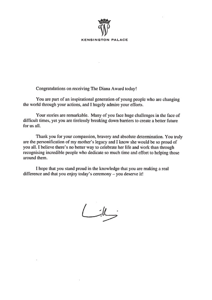 Der emotionale Brief von Prinz William zum 61. Geburtstag von Prinzessin Diana