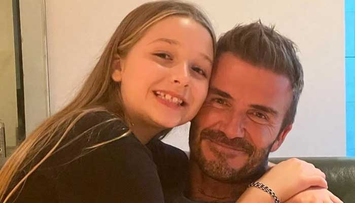 David Beckham and Victorias daughter Harper wins hearts with her stunning skating skills: Video