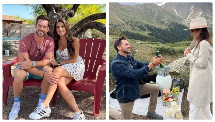 Chase McNary gets down on his knees to propose longtime girlfriend Ellie White: pic