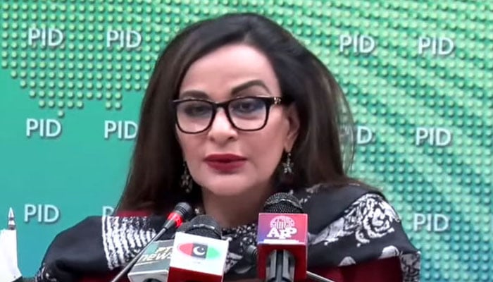 Minister for Climate Change Sherry Rehman. — PID