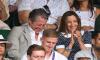 David Bvekham, Gemma Chan, Hugh Grant attend Wimbledon