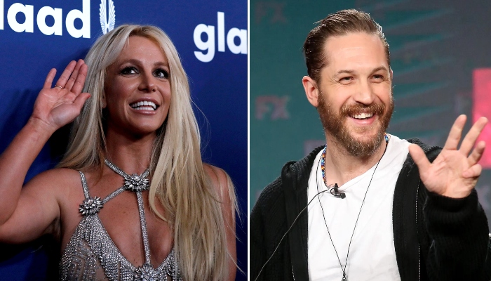 Britney Spears posts Tom Hardy's audition tape, calls him the 'British guy'