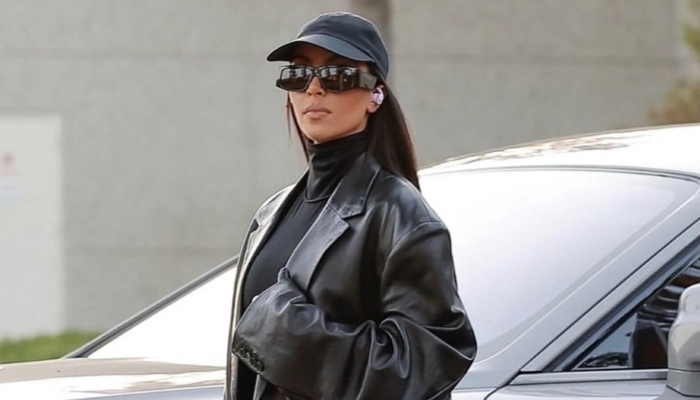 Kim Kardashian sets temperature soaring in black leather outfit, see pictures