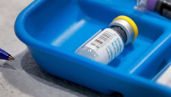 Jynneos è un vaccino a due dosi, l'unico attualmente approvato per prevenire l'infezione da vaiolo delle scimmie.  Foto: AFP/file
