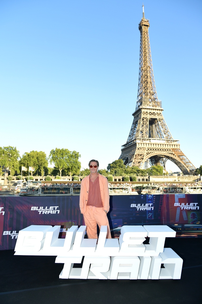 Brad Pitt redefines glamor in orange blazer as he promotes ‘Bullet Train’ In Paris