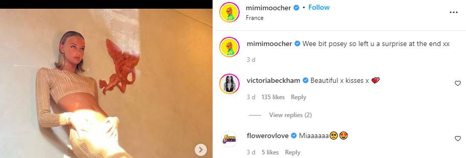 Victoria Beckham responds to her son’s ex Mia Regan’s breathtaking photo: Check out