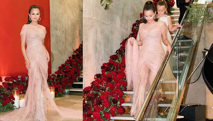 Selena Gomez turns heads as she makes a grand entrance at her birthday party