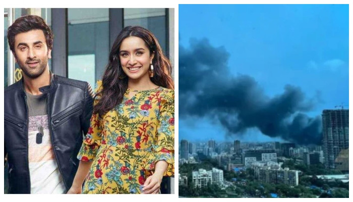 Kebakaran terjadi di lokasi syuting Ranbir Kapoor, film yang dibintangi Shraddha Kapoor di Mumbai