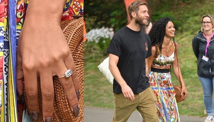 Calvin Harris proposed to fiancée Vick Hope with a dazzling engagement ring