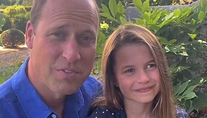 Video Pangeran William dan putrinya Putri Charlotte memenangkan hati