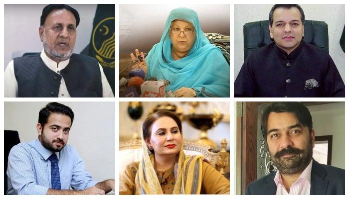 PTI leaders who would be inducted in the first phase in the Punjab Cabinet.