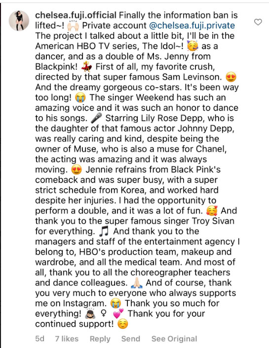 BLACKPINK Jennie braves through injury during The Idol shooting