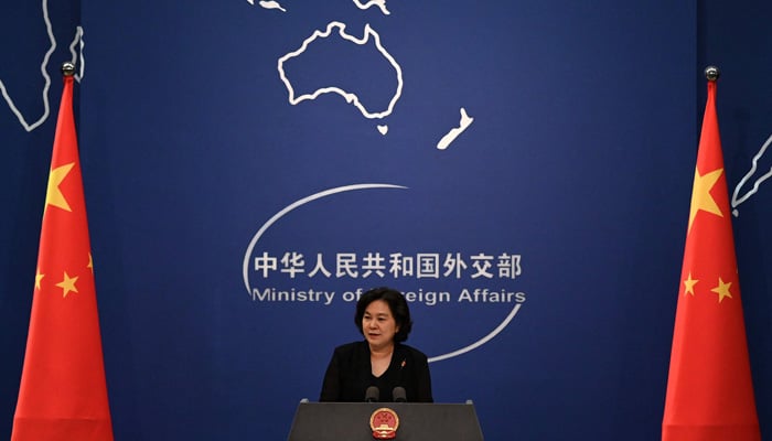 Assistant Minister of Foreign Affairs Hua Chunying answers questions during a press conference at the Ministry of Foreign Affairs in Beijing on August 3, 2022. —AFP