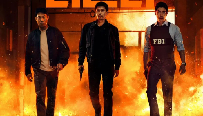 Hyun Bin, Yoo Hae Jin, and Daniel Henney as FBI detectives in the main poster for the movie