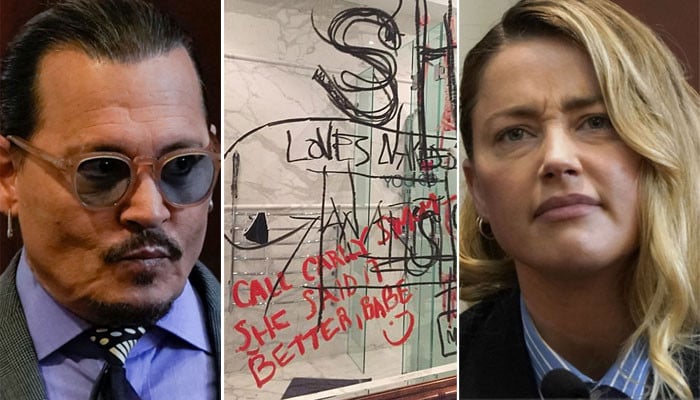 Identity of culprit behind Johnny Depp's mirror writing in Australia unearthed