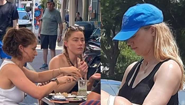 Amber Heard dines with journalist who got banned from Johnny Depps defamation trial