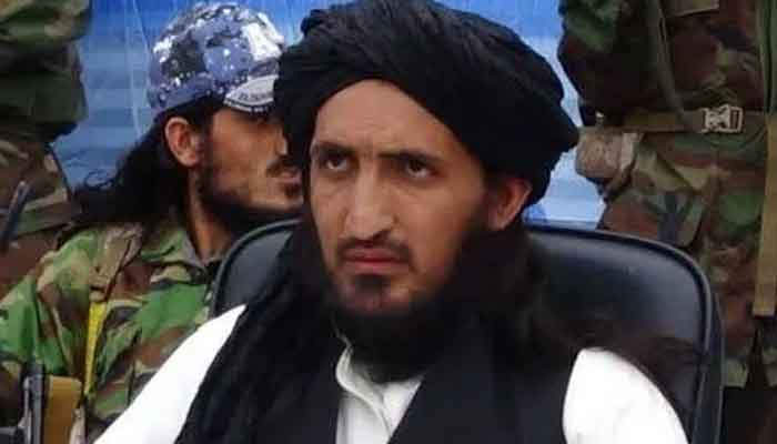 Umar Khalid Khorasani of the banned Tehreek-e-Taliban Pakistan. — Geo News