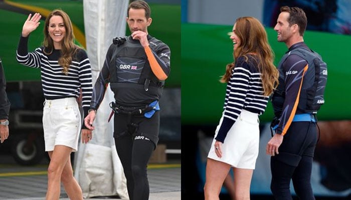 Kate Middleton competes in sailing against New Zealand: Watch