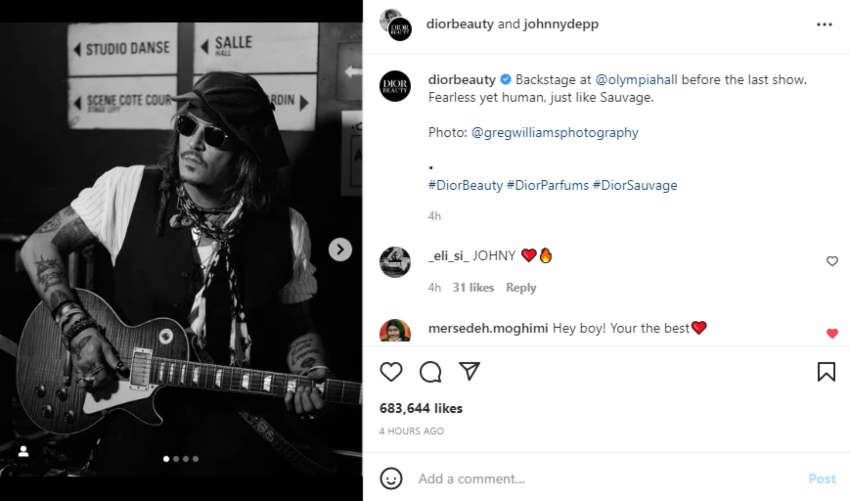 Johnny Depp looks ‘fearless’ in new monochrome snaps posted on Instagram