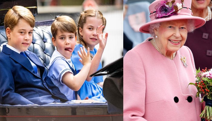 George, Charlotte and Louis master special skill to impress Queen