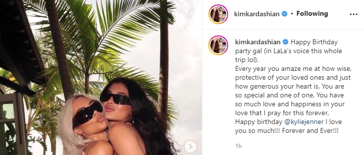Kylie Jenner gets a heartwarming birthday tribute from Kim Kardashian