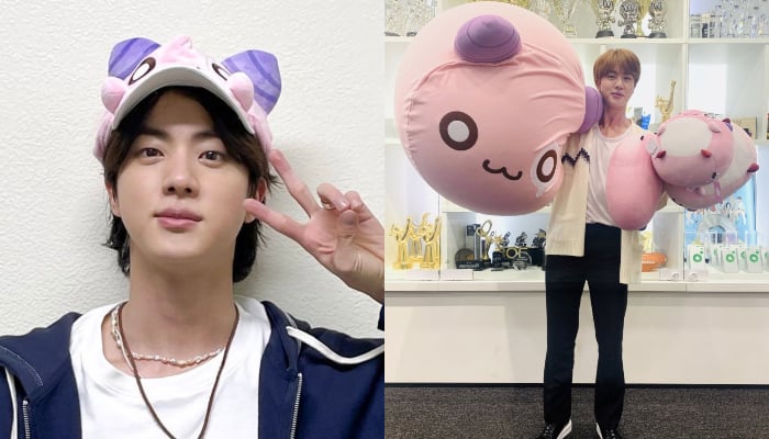 BTS Jin turns office worker for Maple story’s video game