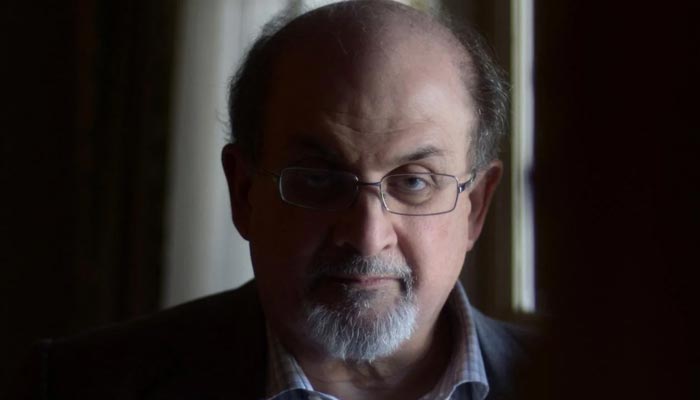 Author Salman Rushdie poses for a photo in Los Angeles. — AFP/File