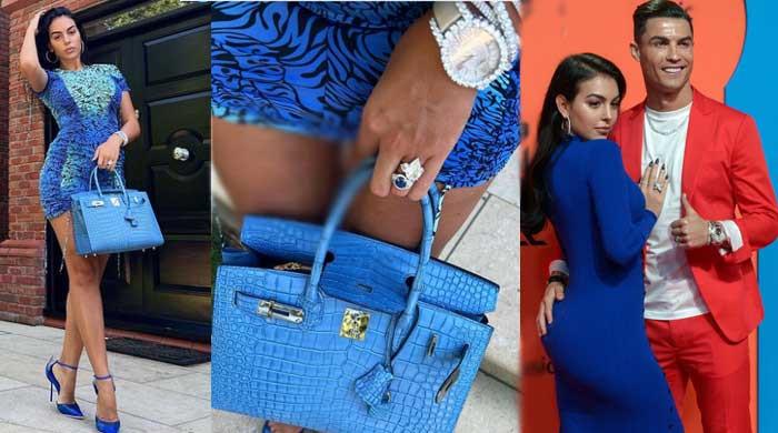 Cristiano Ronaldo's partner Georgina Rodriguez wears a two million euro outfit for outing in Manchester
