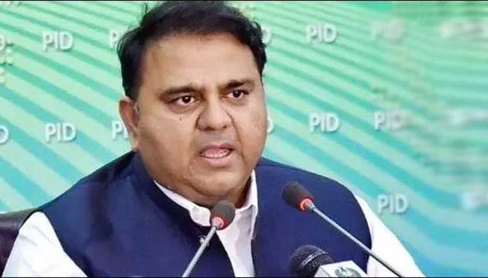 PTI leader Fawad Chaudhry addresses a press conference. Photo: PID/file