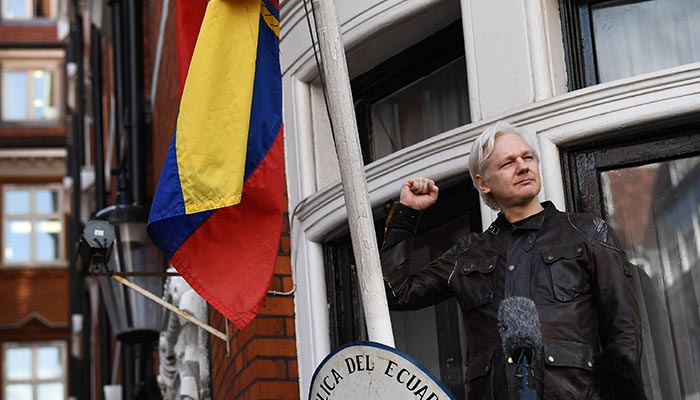 WikiLeaks founder Julian Assange sued the US Central Intelligence Agency and its former director Mike Pompeo on August 15, 2022, alleging it recorded their conversations and copied data from their phones and computers. — AFP/File