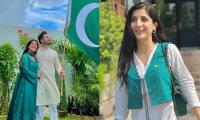 Ayeza Khan, Mawra Hocane celebrate 75 years of Independence of Pakistan