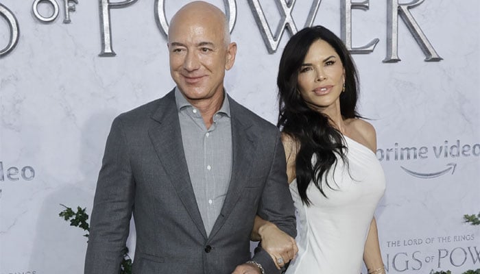 Jeff Bezos attends premiere for $1bn ‘Lord of the Rings’ prequel
