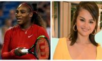 Serena Williams talks about 'mental fitness' with Selena Gomez