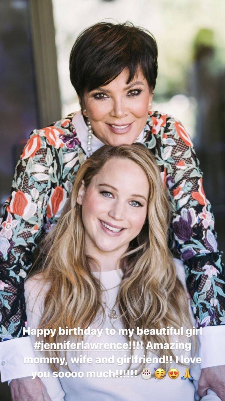 Kris Jenner pens heartwarming message to Jennifer Lawrence on her 32nd birthday: Photo