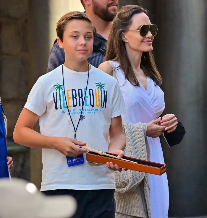 Angelina Jolie spends quality time with son Knox, enjoys day out at Universal Studios