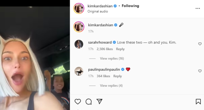 Kim Kardashian embarrasses daughter North West with a fun car karaoke session