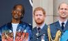 Snoop Dogg says he's 'cool' with William and Harry: 'my boys'