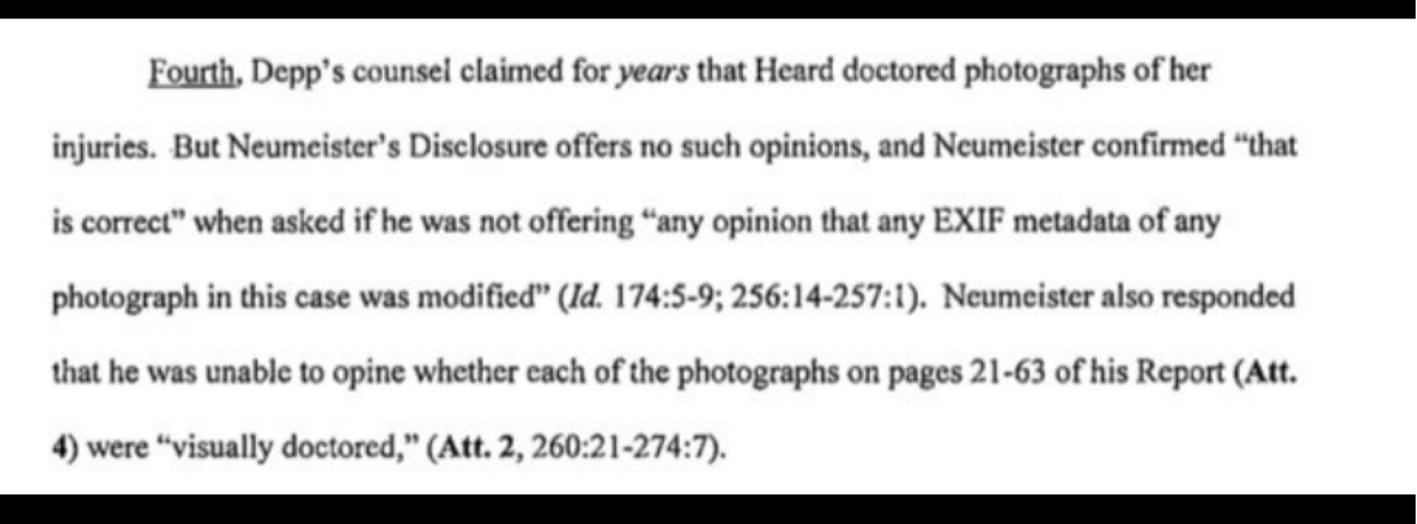 Extract from Unsealed court documents