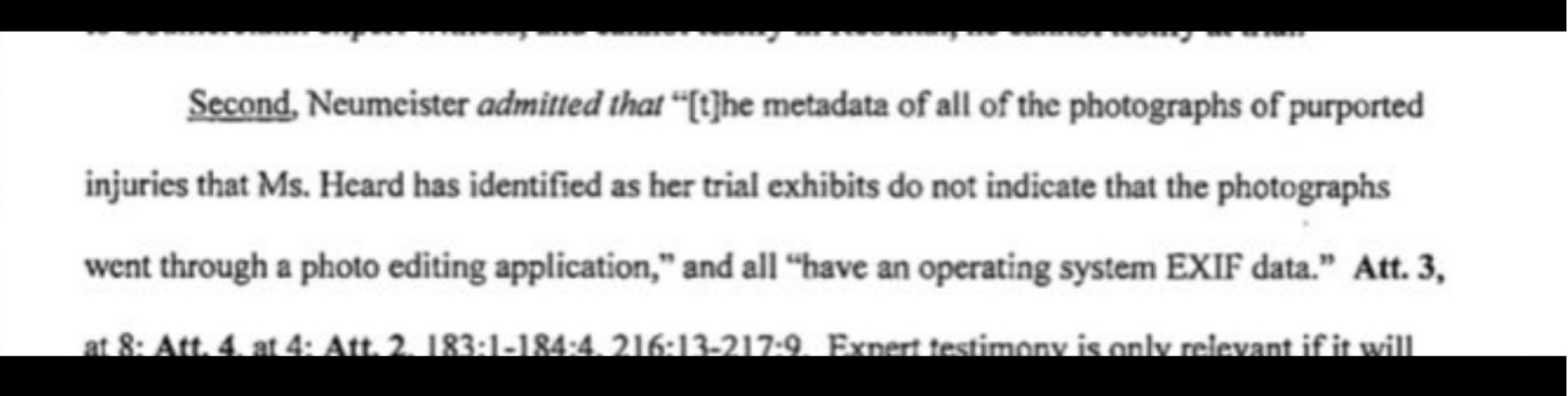 Extract from Unsealed court documents