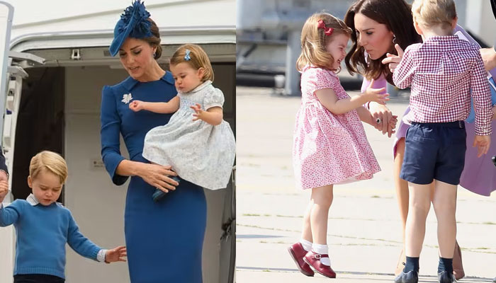 Kate Middleton flies economy with Prince Louis, Princess Charlotte