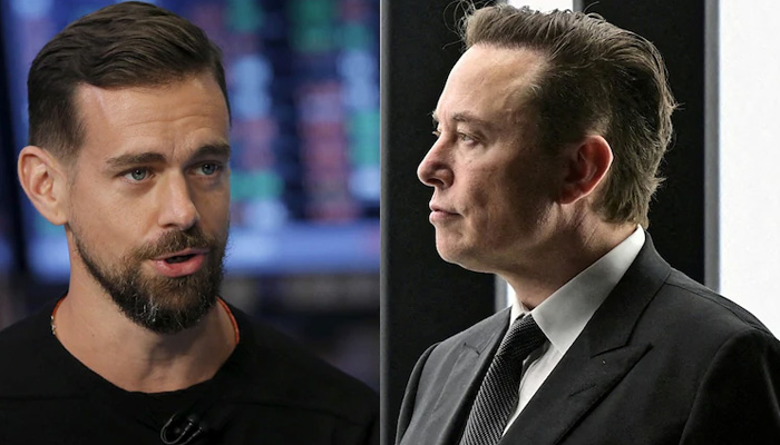 Former Twitter CEO Jack Dorsey and Tesla chief Elon Musk. -File photo