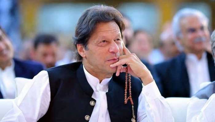PTI Chairman Imran Khan has been granted interim bail in another case related to alleged violation of Section 144. Photo: Twitter/file