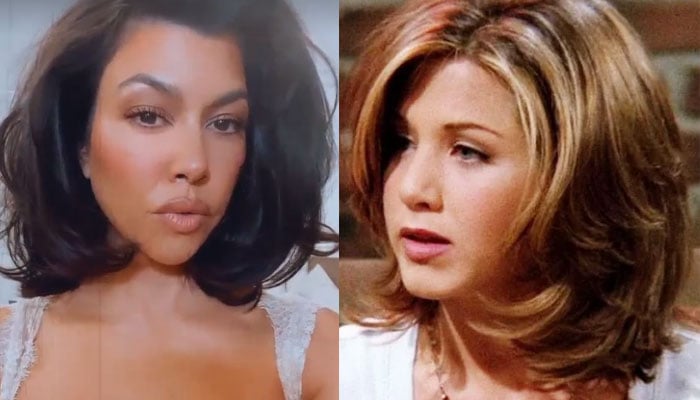 Kourtney Kardashian surprises fans as she gets Jennifer Aniston's iconic  'The Rachel' hairstyle