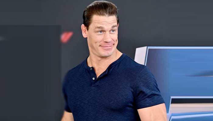 John Cena puts his sculpted muscles on display