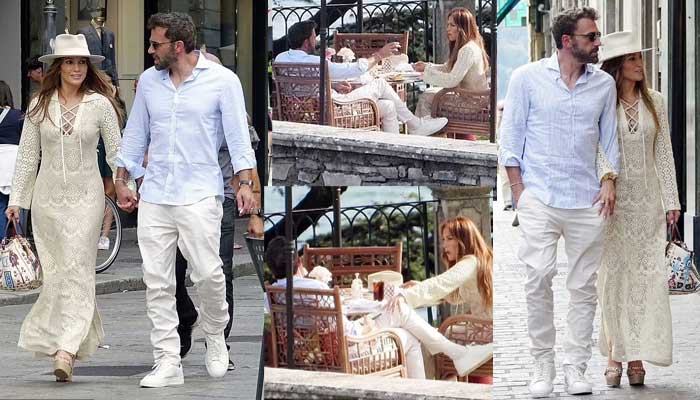 Jennifer Lopez and Ben Affleck set the internet on fire with a PDA-filled outing in Italy