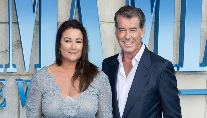 Pierce Brosnan hits back at trolls offering his wife ‘weight loss’ advice
