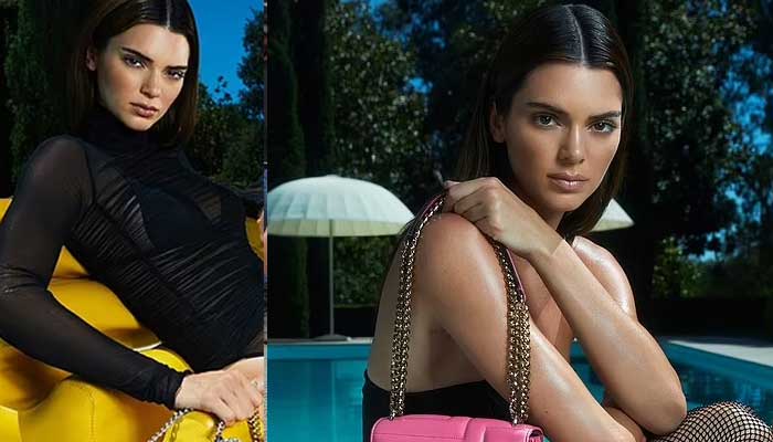 Kendall Jenner sets pulses racing as she flaunts her tiny waist and enviably long legs in revealing bodysuit