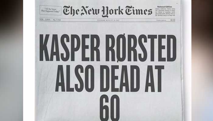 Kanye West baffles fans as he announces death of Kasper Rorstad in his post